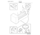 Crosley RVRF3361SS5 ice maker diagram