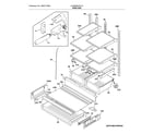 Frigidaire LGHB2867PFJA shelves diagram