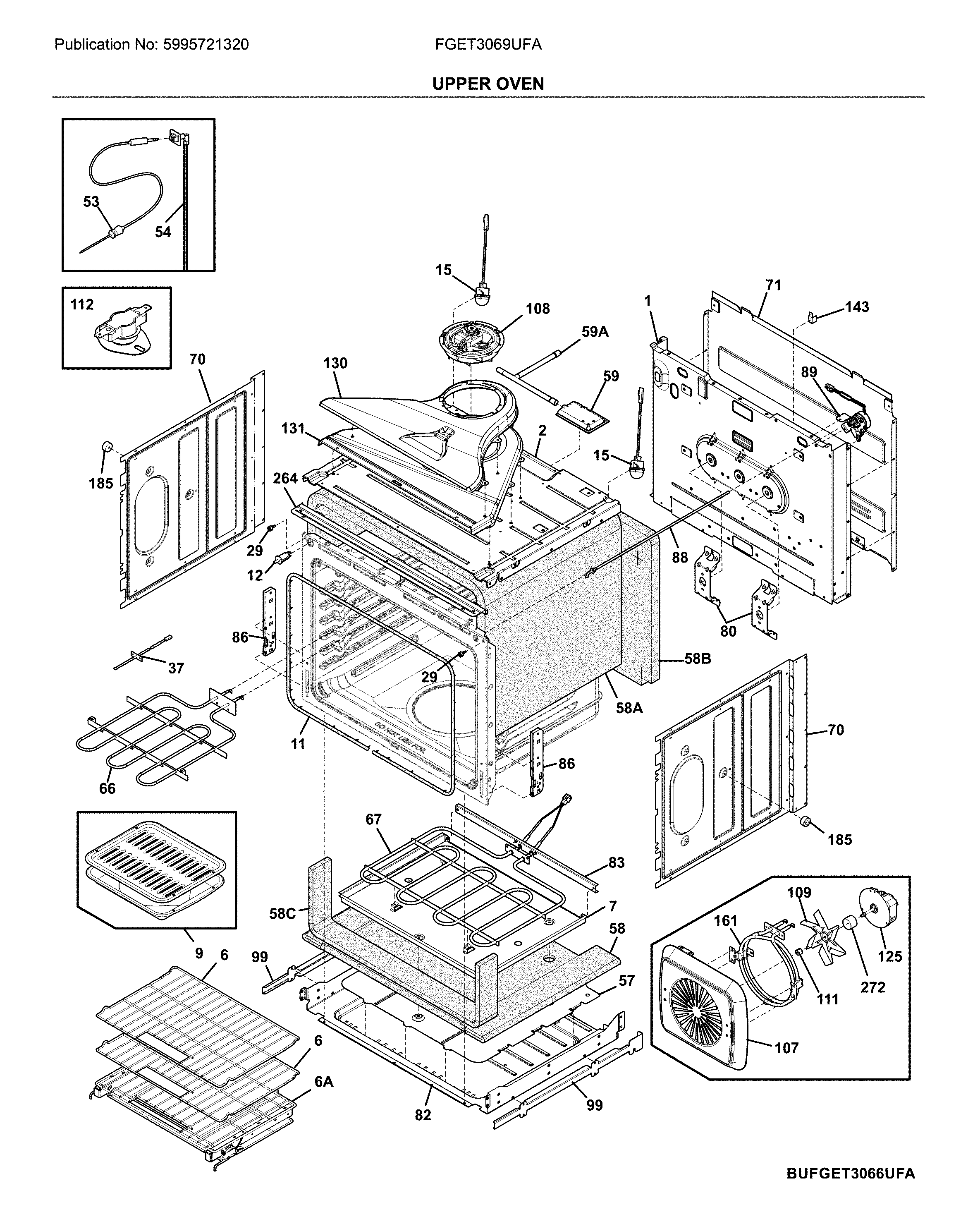 Upper oven