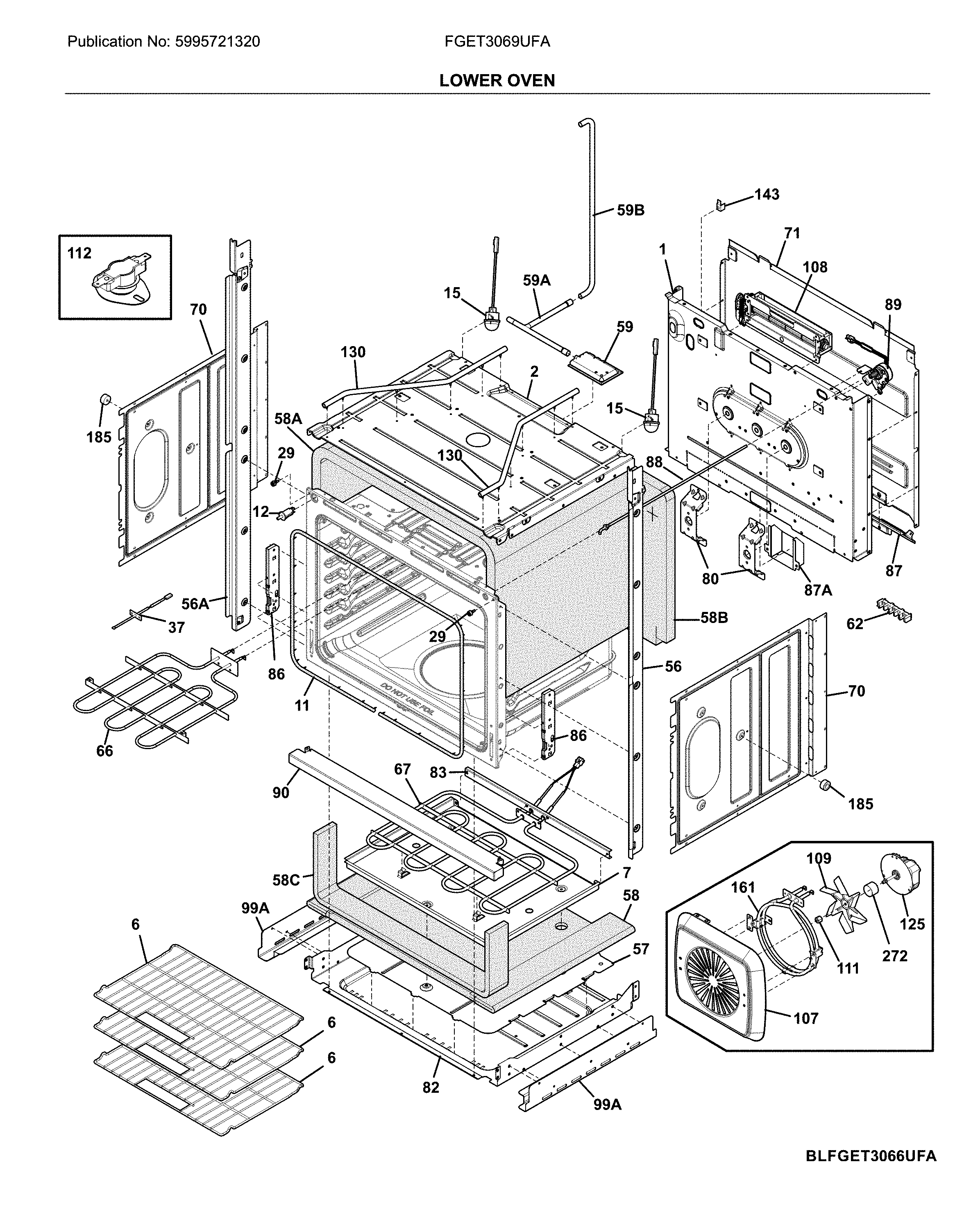 Lower oven
