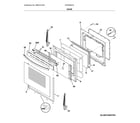 Frigidaire GCRI305CAFA door diagram