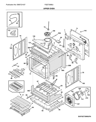 Upper oven