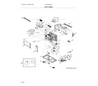 Frigidaire LFMV1846VFA cabinet, oven diagram