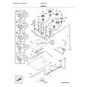 Frigidaire LFGF3054TFF burner diagram