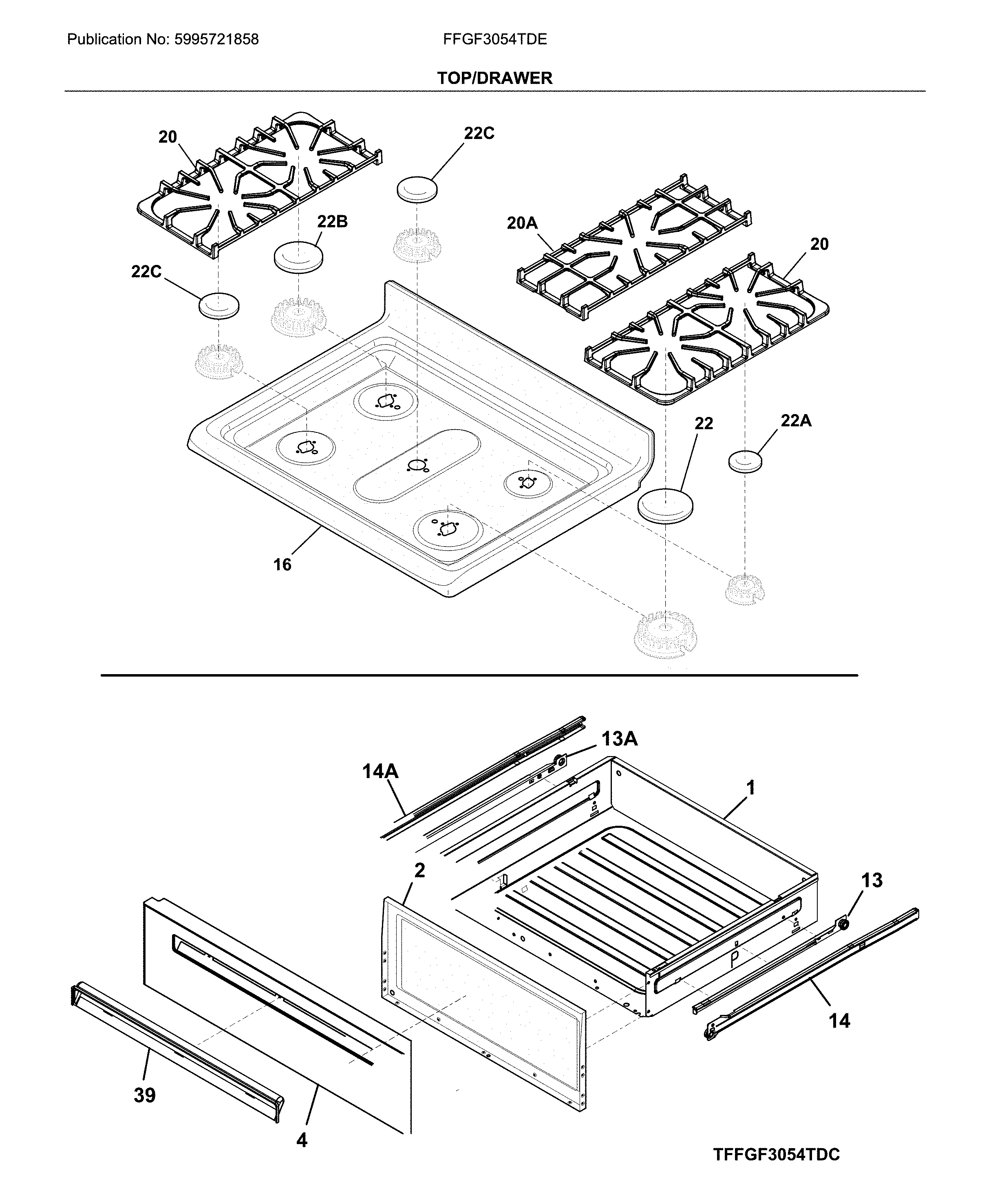 Top/drawer