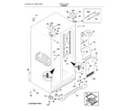 Frigidaire FPSC2277RF2 cabinet diagram