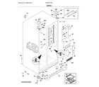 Frigidaire FPSC2277RF5 cabinet diagram