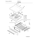 Frigidaire FCRE305LAFC top/drawer diagram