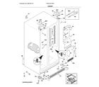 Frigidaire FPSC2277RFB cabinet diagram