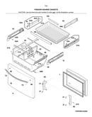Freezer drawer, baskets