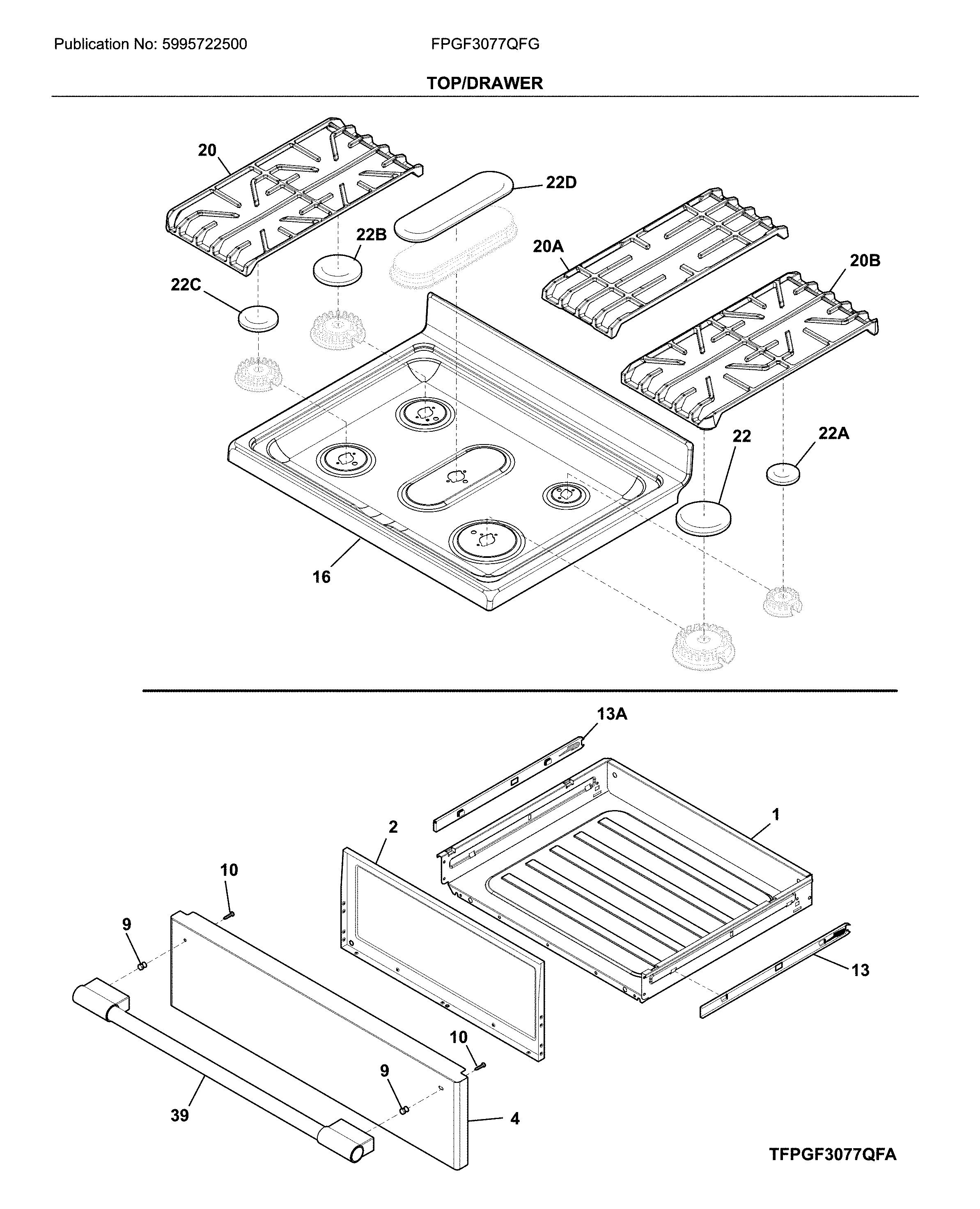 Top/drawer