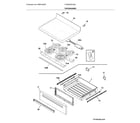 Frigidaire FCRE305CASC top/drawer diagram