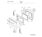 Frigidaire FCRE305CASC door diagram