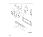 Frigidaire FFEF3016VBB backguard diagram