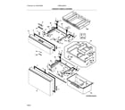 Electrolux ERMC2295AS freezer & middle drawer diagram