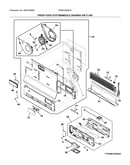 Fresh food system/middle drawer air flow