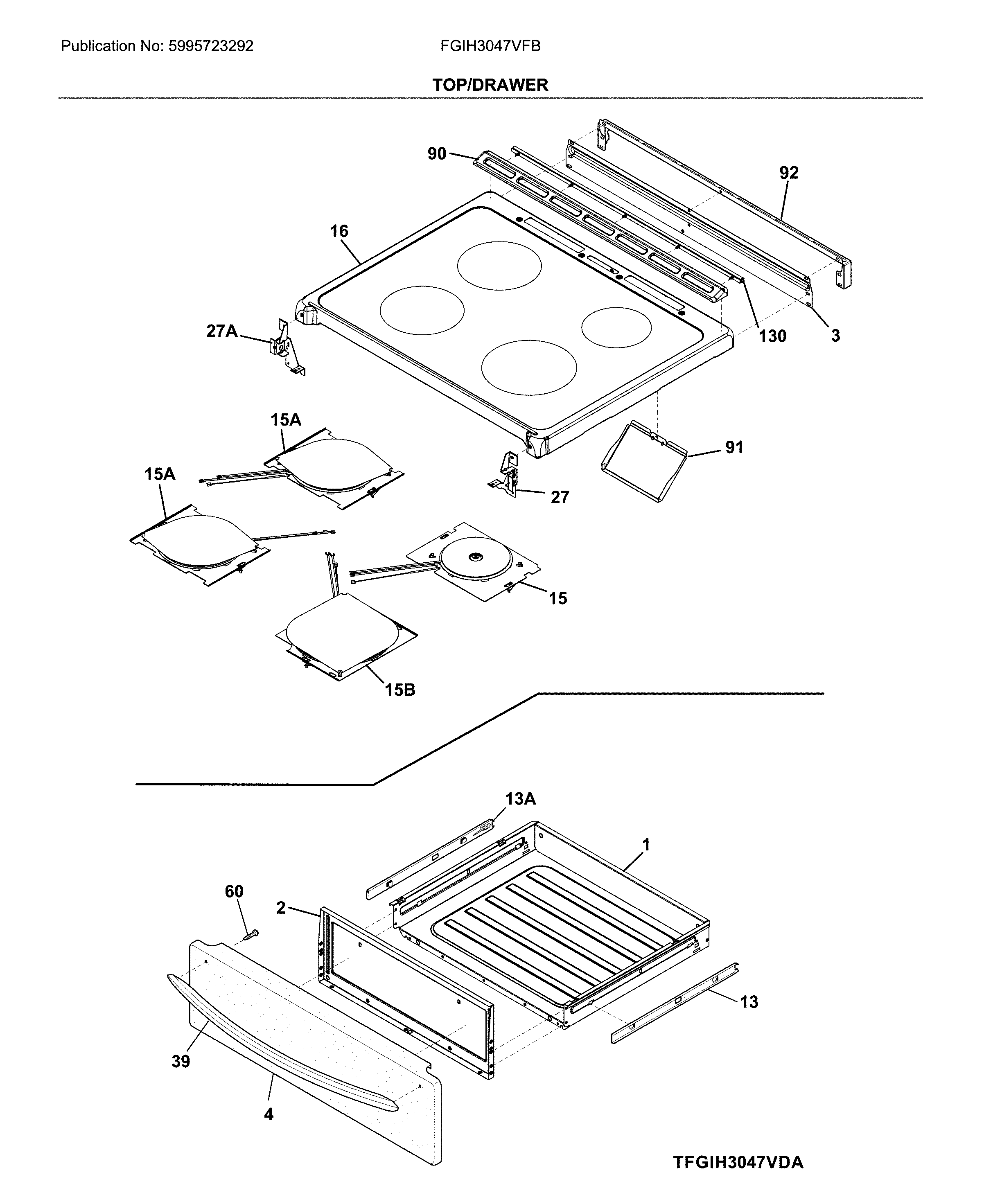 Top/drawer