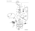 Frigidaire FFID2426TS4A motor & pump diagram