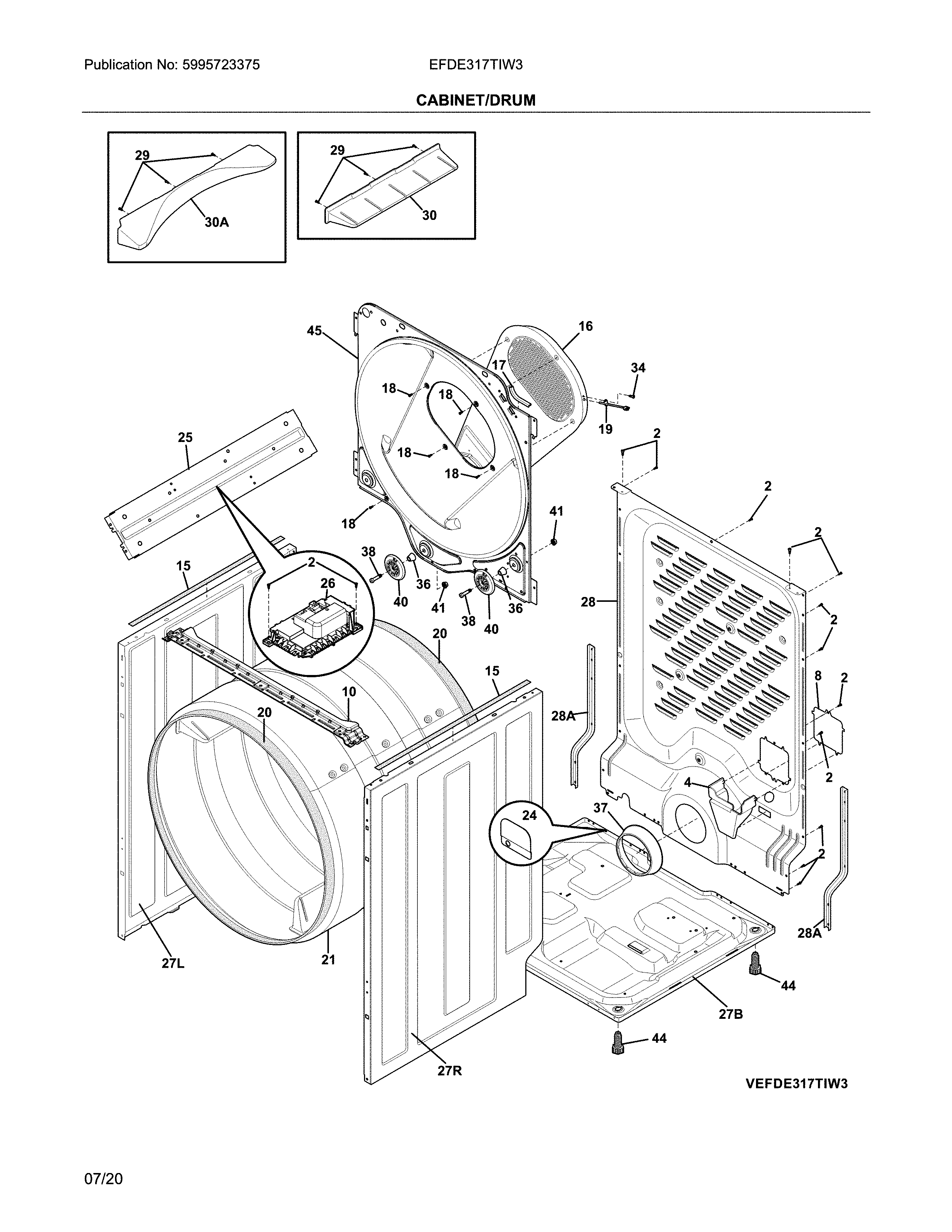 CABINET/DRUM