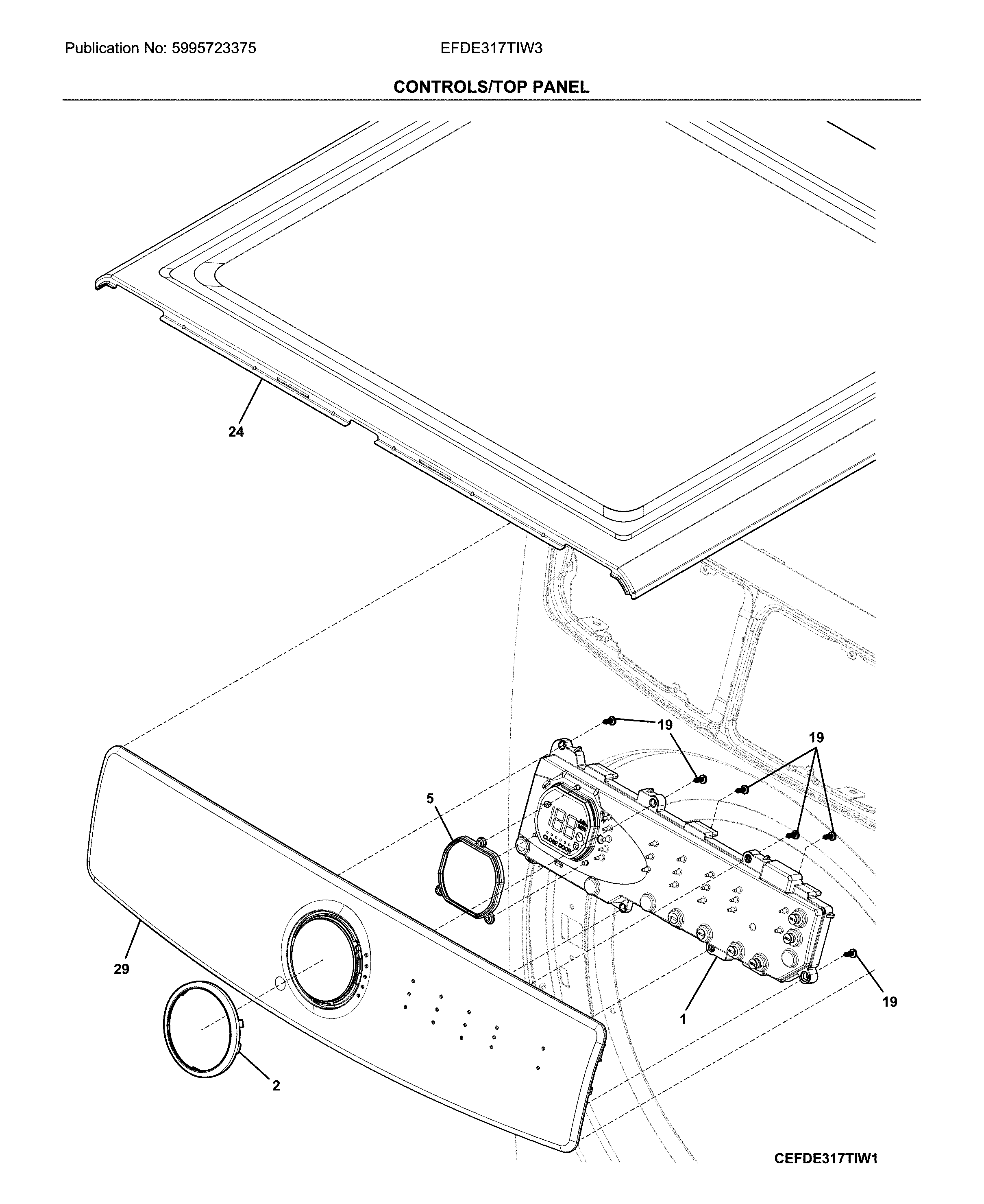 CONTROLS/TOP PANEL