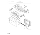 Frigidaire FPHF2399PF3 freezer drawer, baskets diagram