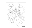 Frigidaire FPHF2399PF3 controls & ice dispenser diagram