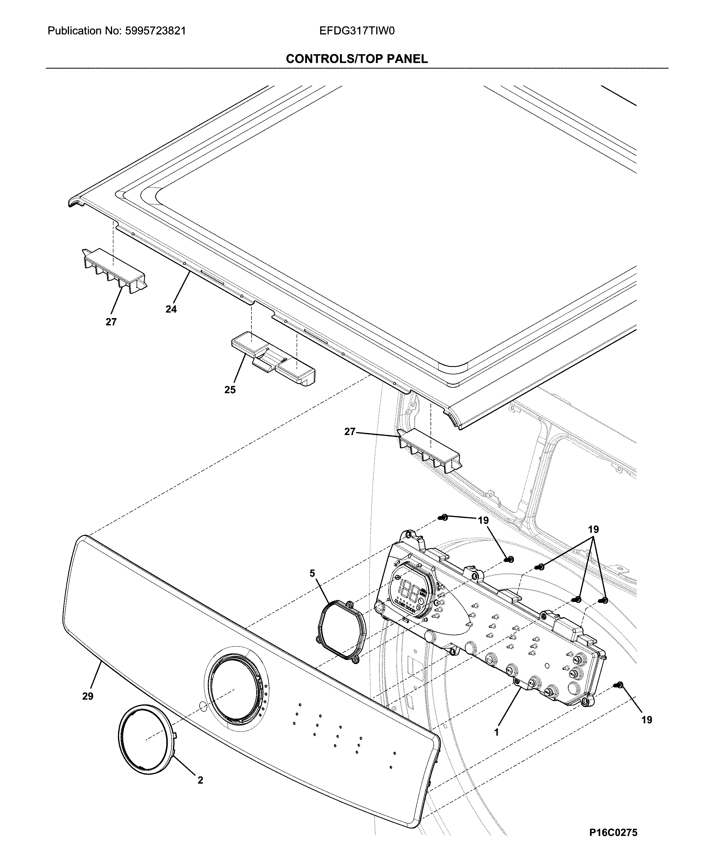 Controls/top panel