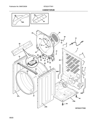 Cabinet/drum