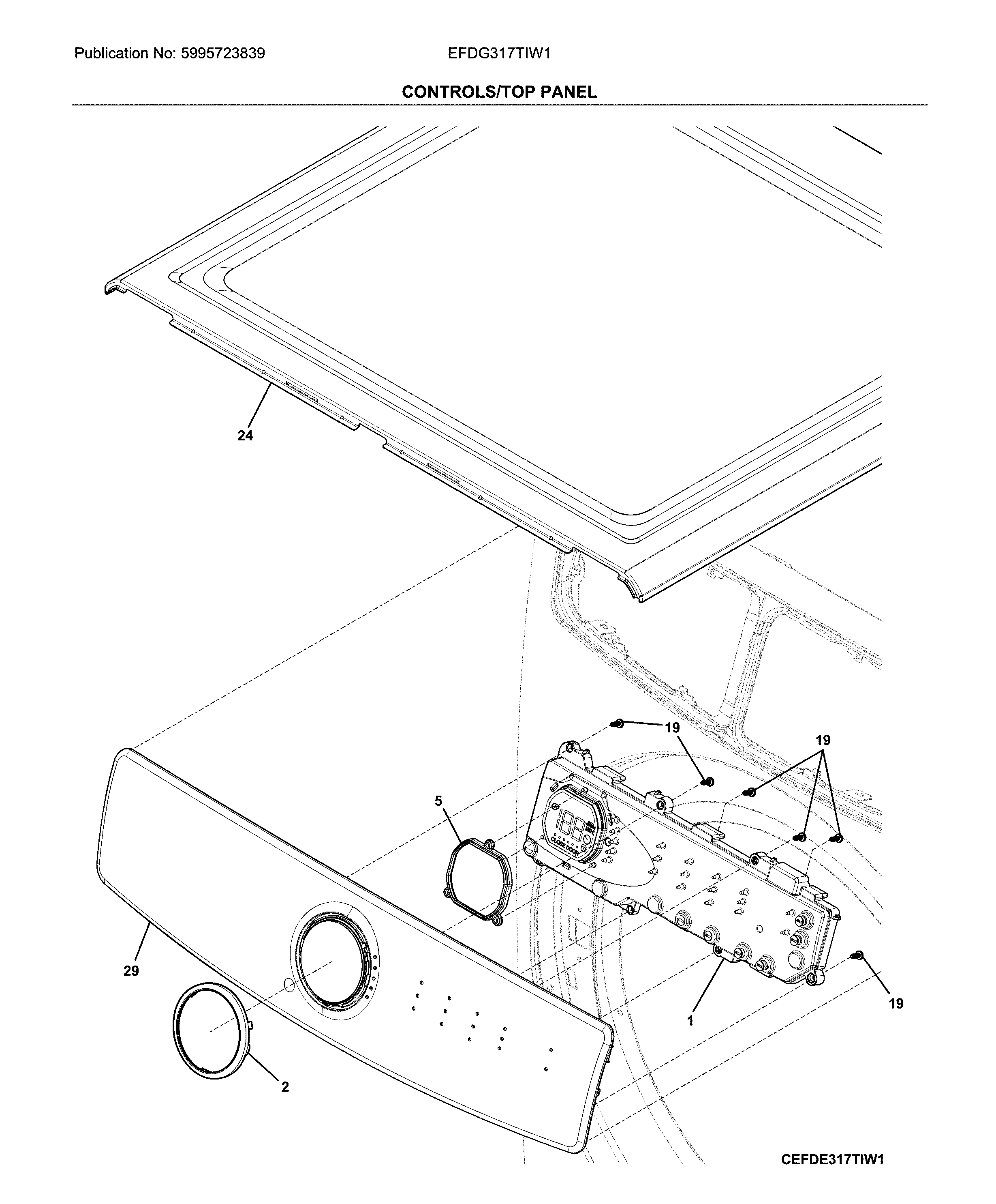 CONTROLS/TOP PANEL