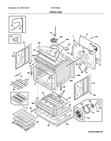 Upper oven