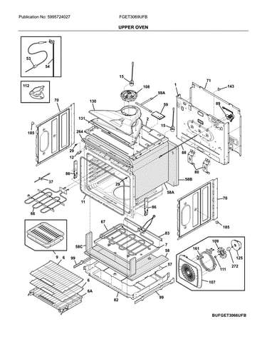 Upper oven