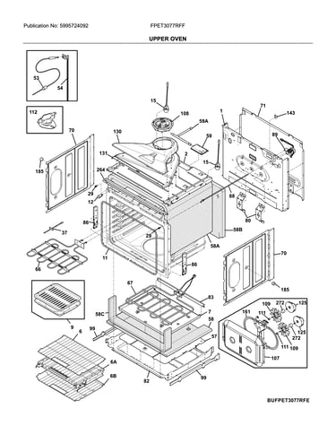 Upper oven