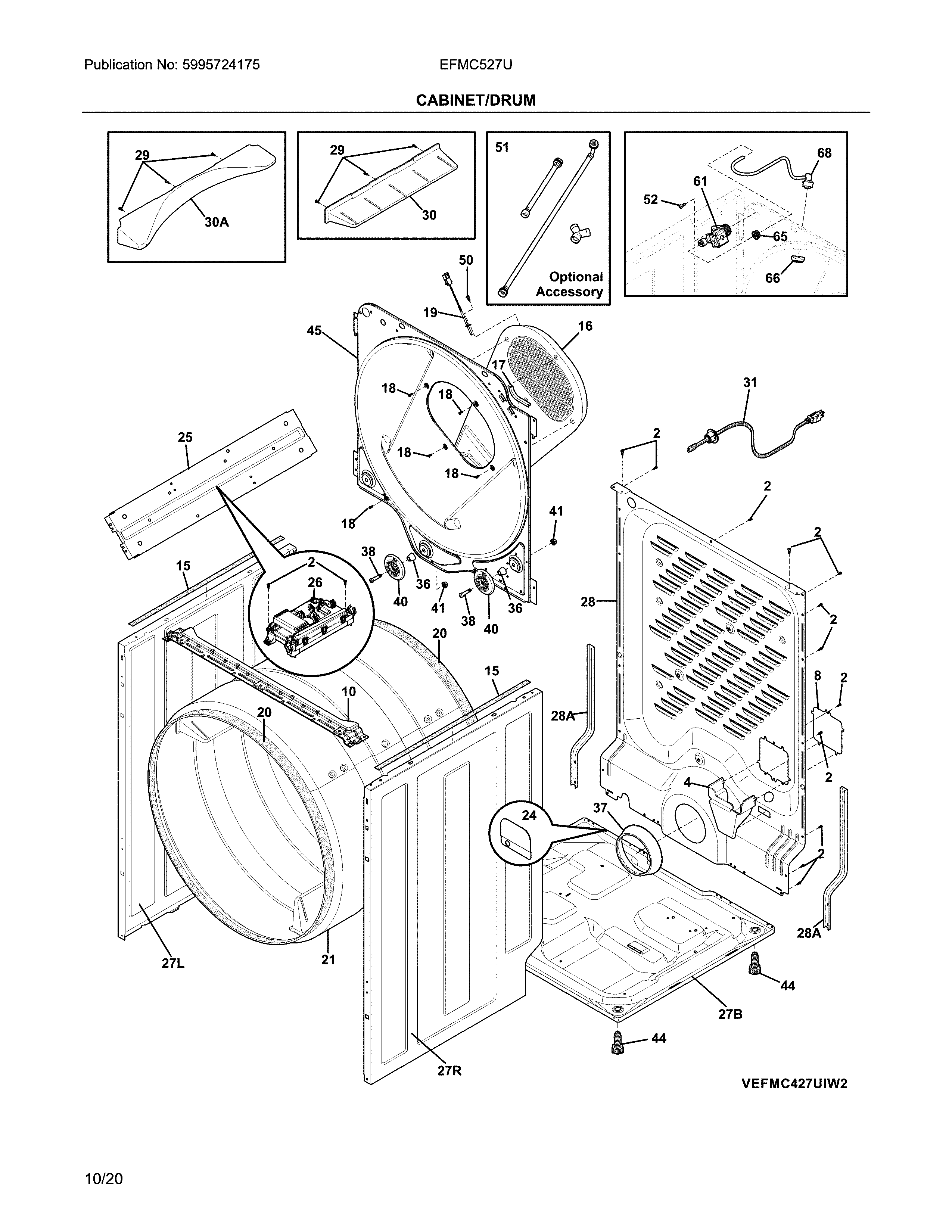 Cabinet/drum