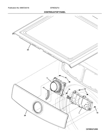 Controls/top panel