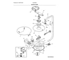 Frigidaire FGID2468UD2A motor & pump diagram