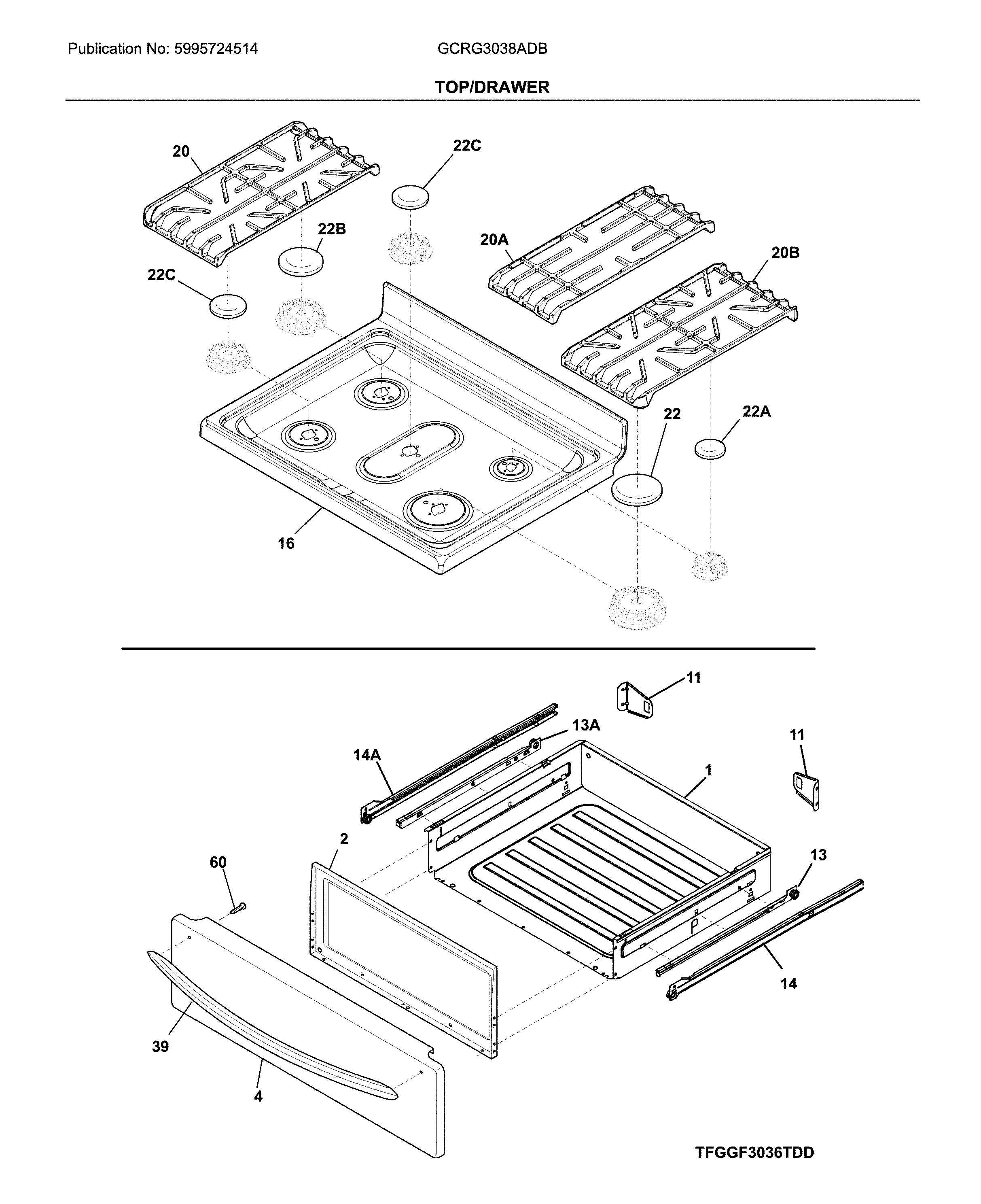 Top/drawer
