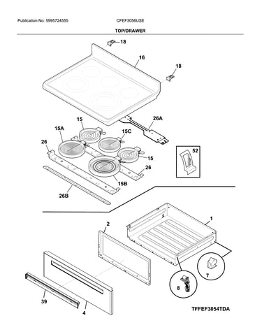 Top/drawer