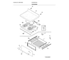 Frigidaire GCRE306CADD top/drawer diagram