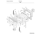 Frigidaire FPGF3077QFL door diagram