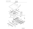 Frigidaire FCRE3052ASB top/drawer diagram