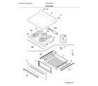Frigidaire FCRE3052ASD top/drawer diagram