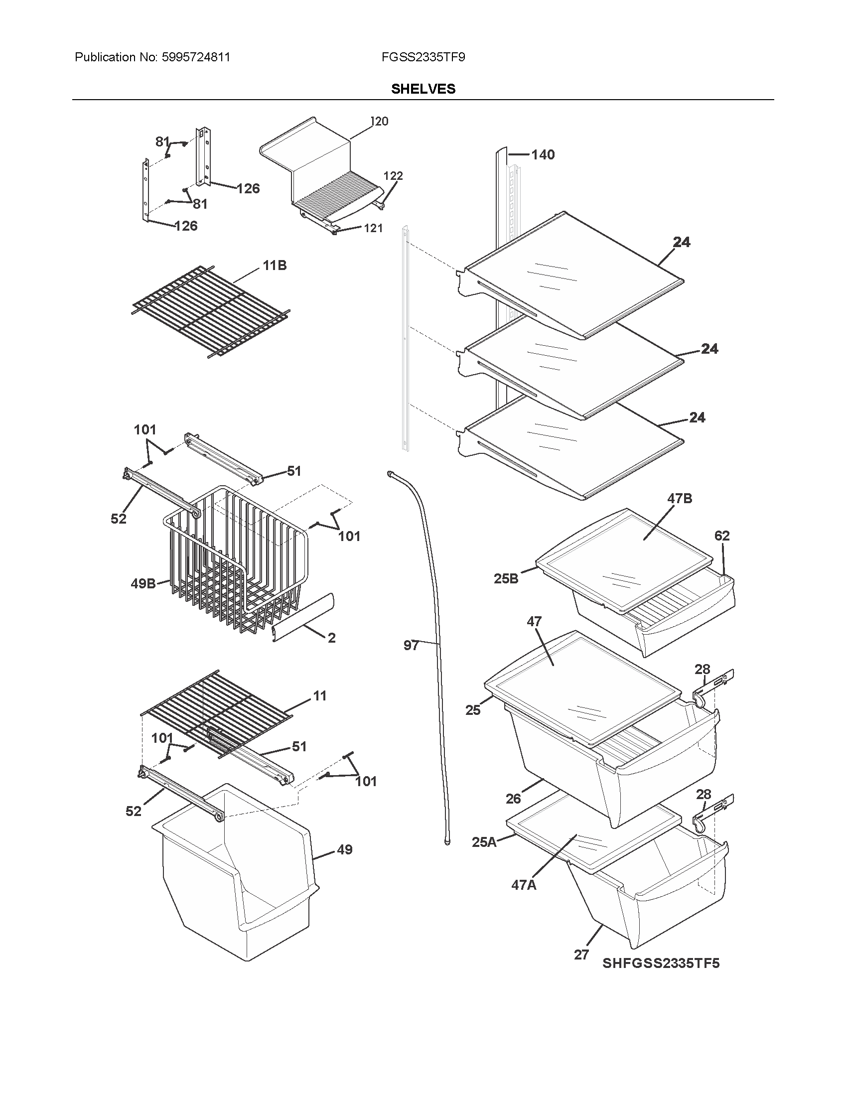 Shelves