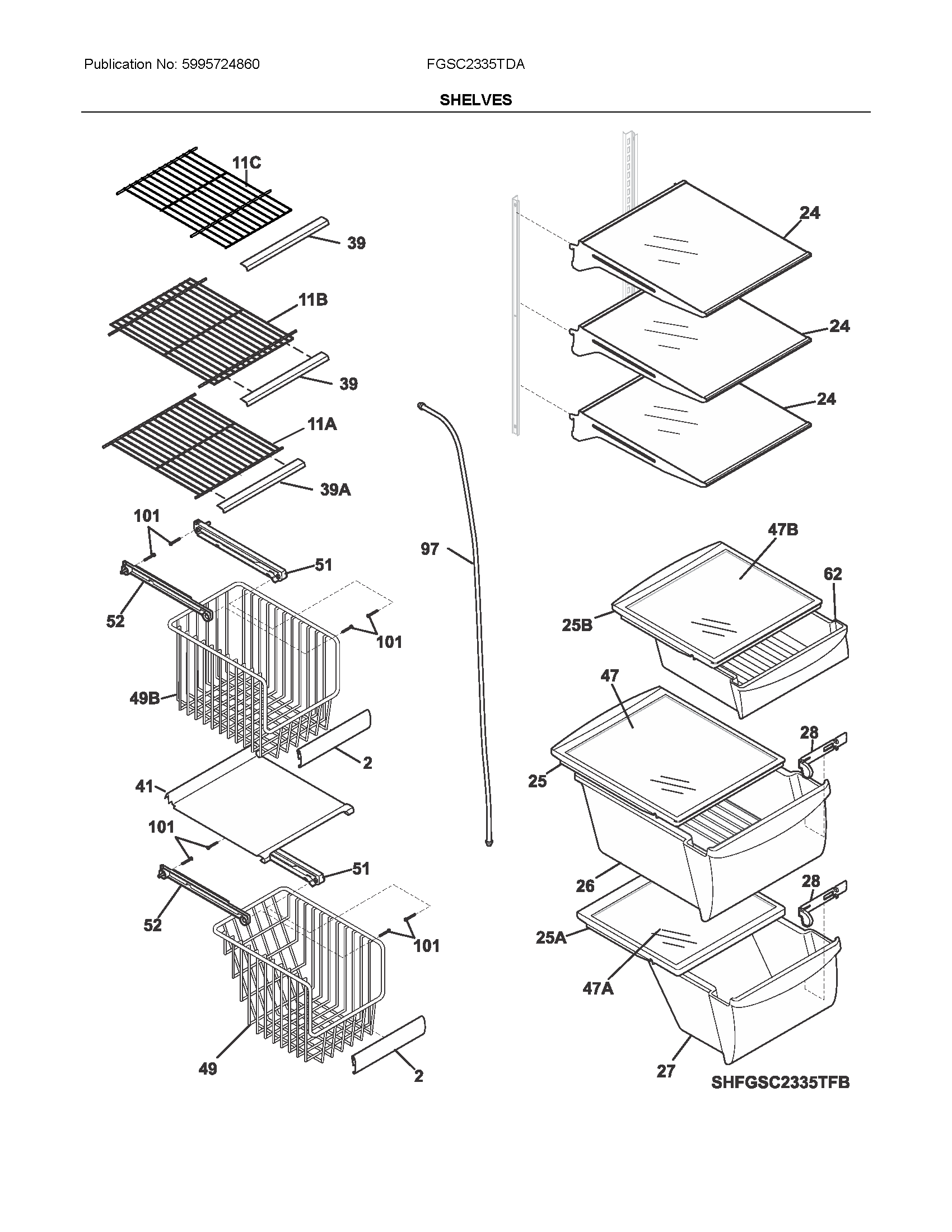 SHELVES