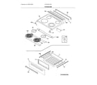 Frigidaire FFEH3051VSD top/drawer diagram