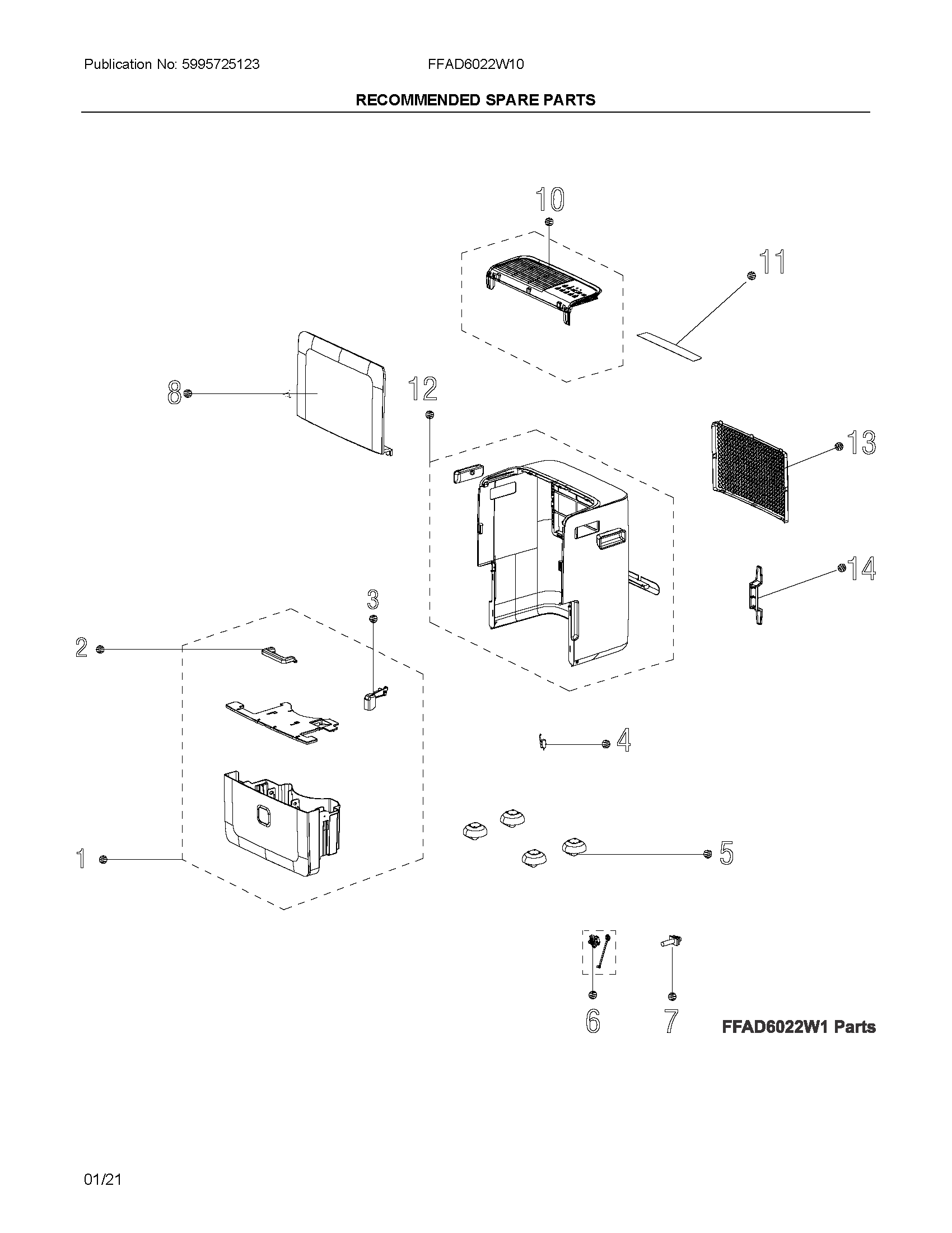 Recommended spare parts