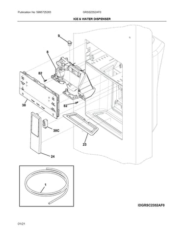 Ice & water dispenser