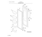 Frigidaire FFSS2625TS6 refrigerator door diagram