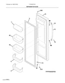 Refrigerator door