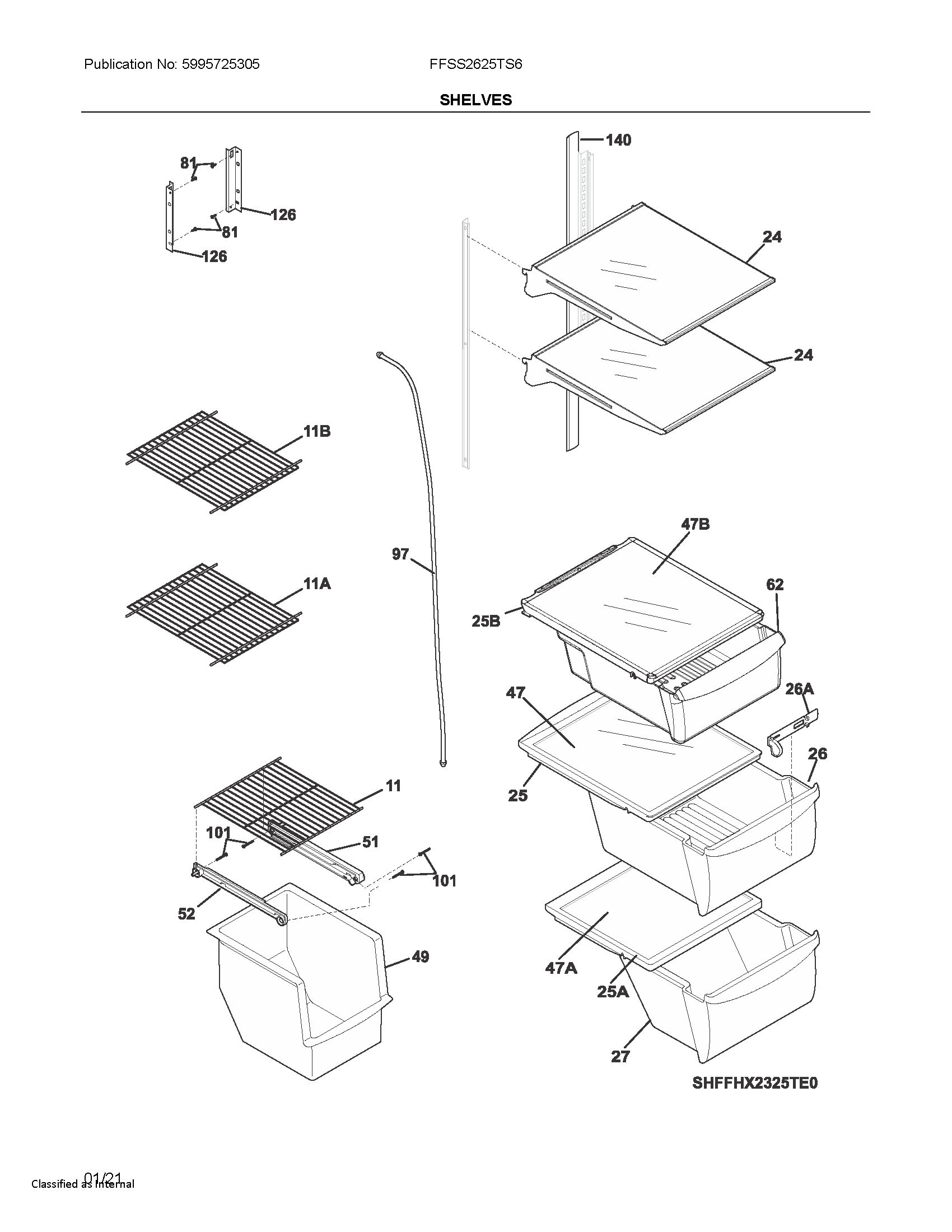 SHELVES