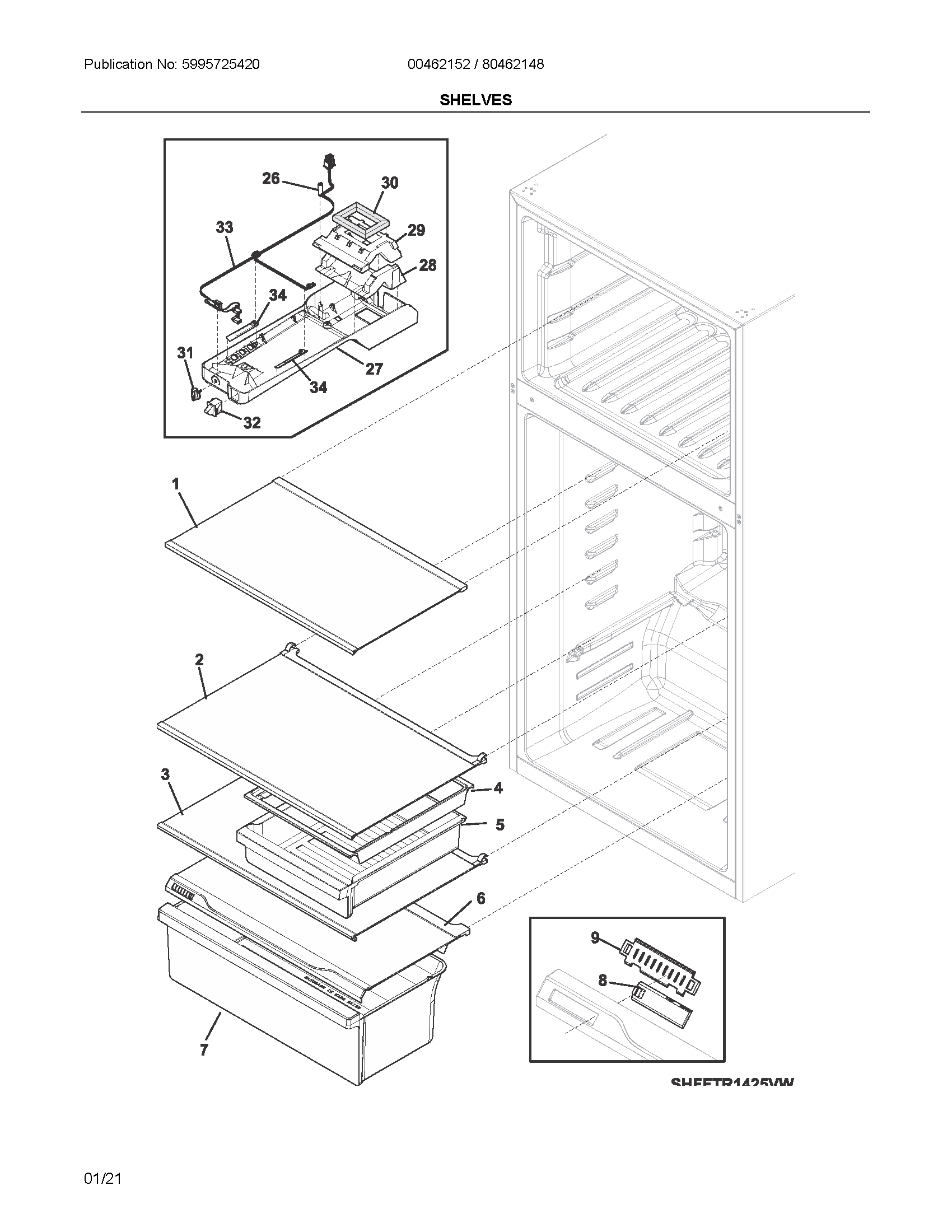 SHELVES